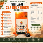 Shilajit Sea Buckthorn Gummies