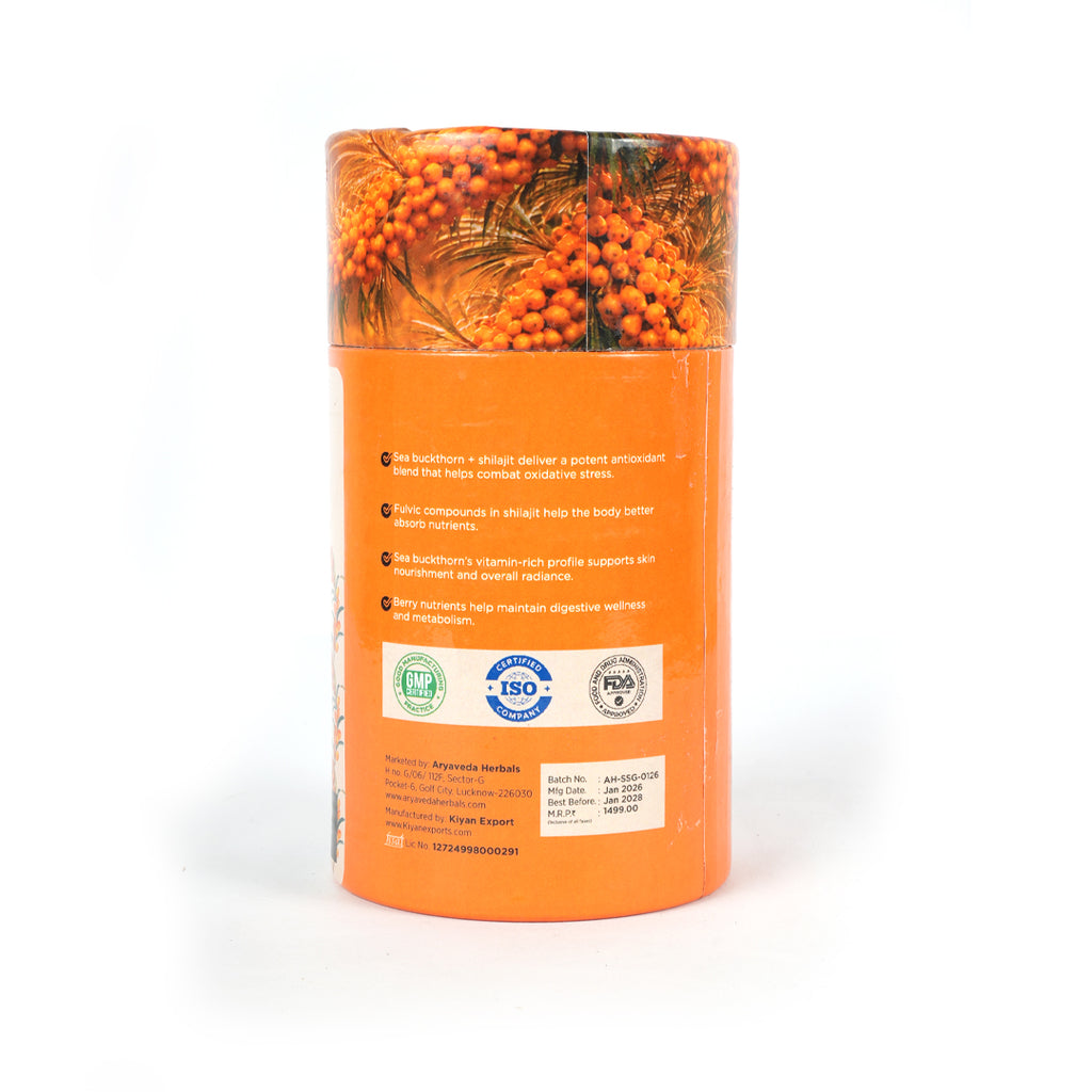 Shilajit Sea Buckthorn Gummies
