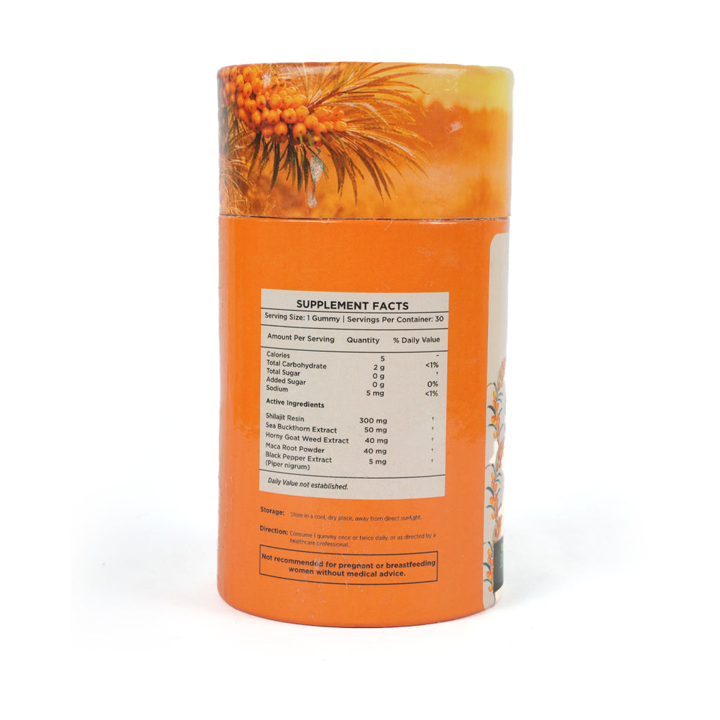 Shilajit Sea Buckthorn Gummies