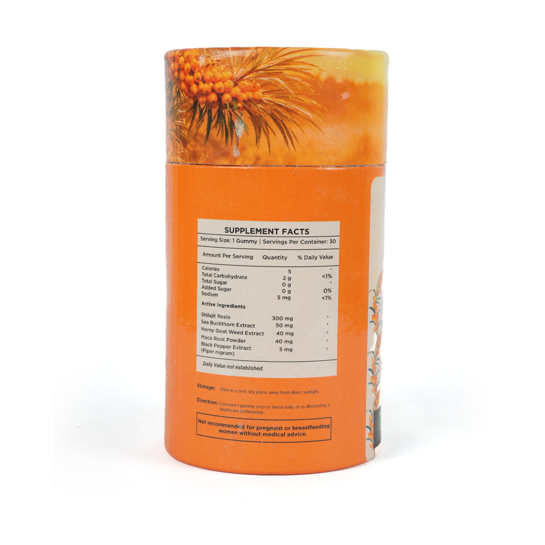 Shilajit Sea Buckthorn Gummies